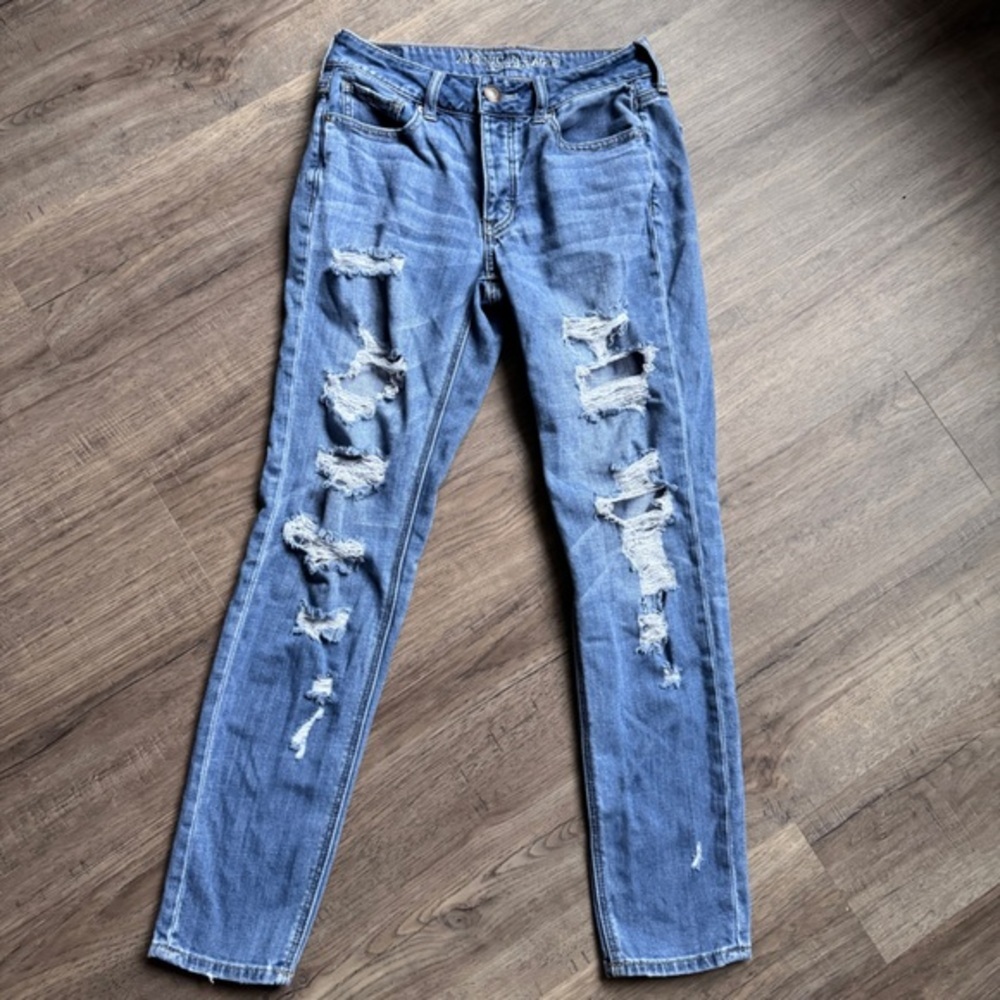 American Eagle Outfitters Tom Girl Jeans - Size 0 Regular